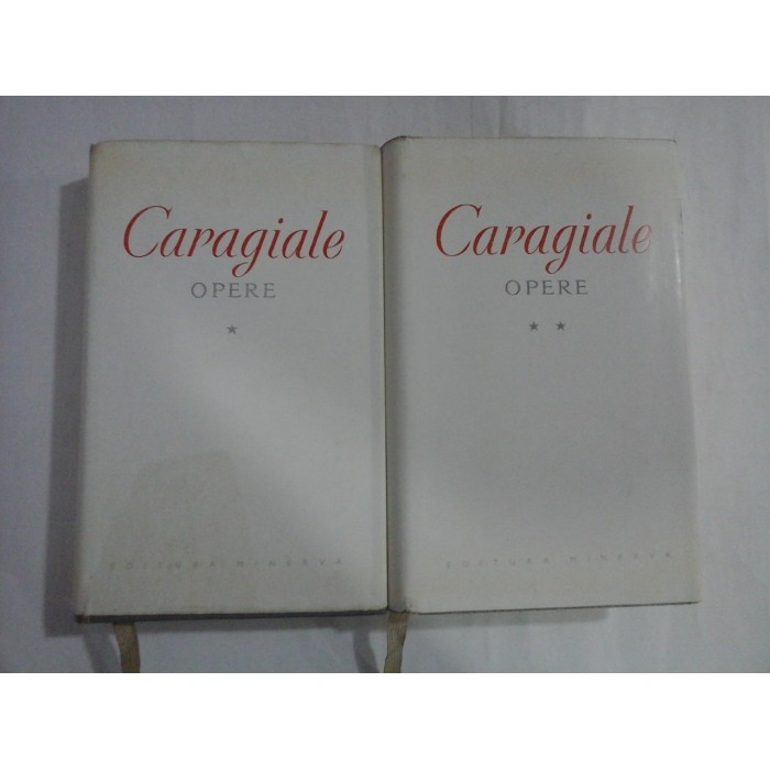 CARAGIALE - OPERE - 2 Volume - Editie de lux - 1971 